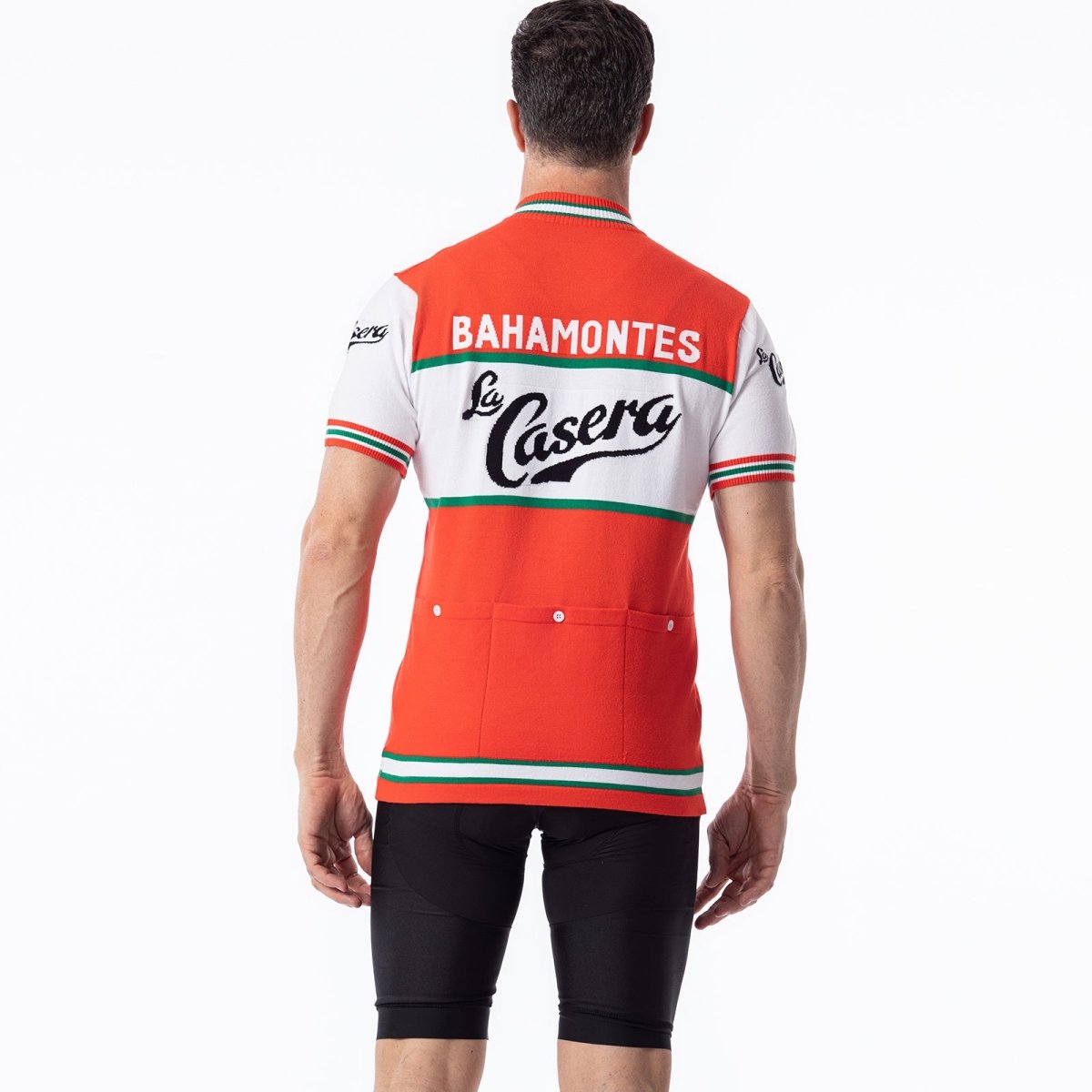 Bahamontes La Casera Mélange de Laine Mérinos - Maillot de Cyclisme Rétro