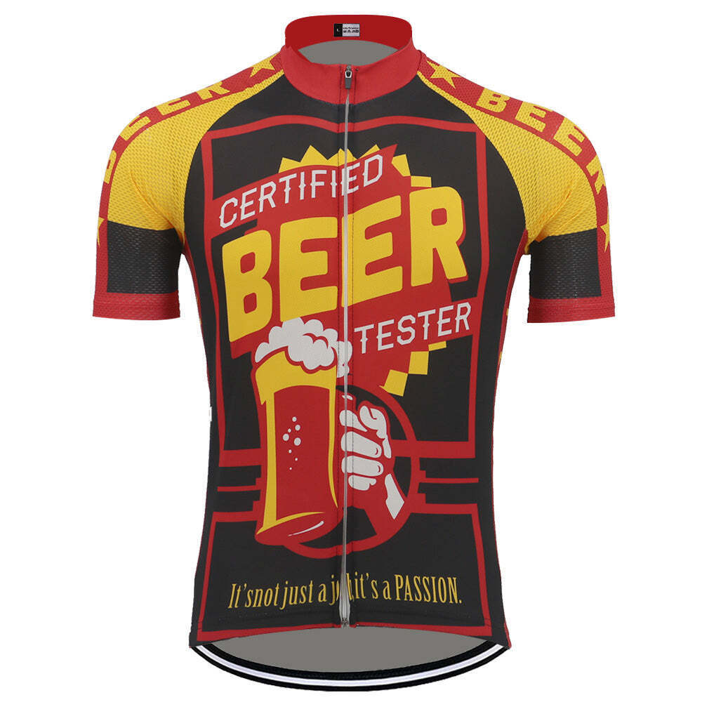 Maillot de Cyclisme Certifié Testeur de Bière