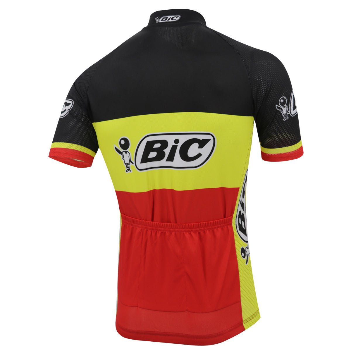Maillot de cyclisme rétro à manches courtes BIC Belgique