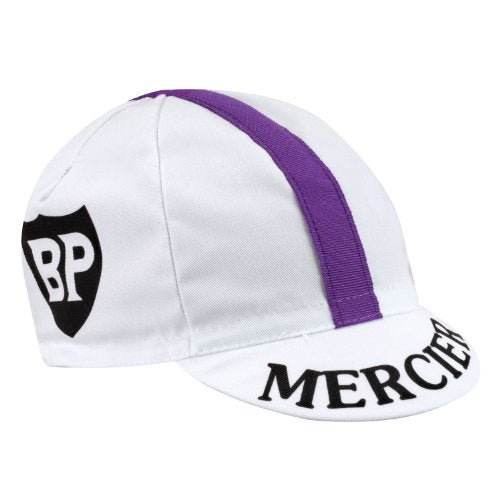 Casquette de cyclisme rétro BP Mercier