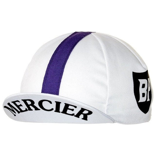 Casquette de cyclisme rétro BP Mercier