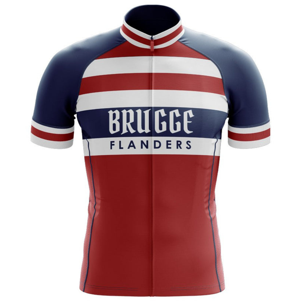 Maillot de cyclisme rétro Bruges Flandres
