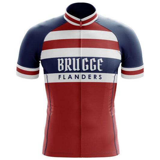 Maillot de cyclisme rétro Bruges Flandres