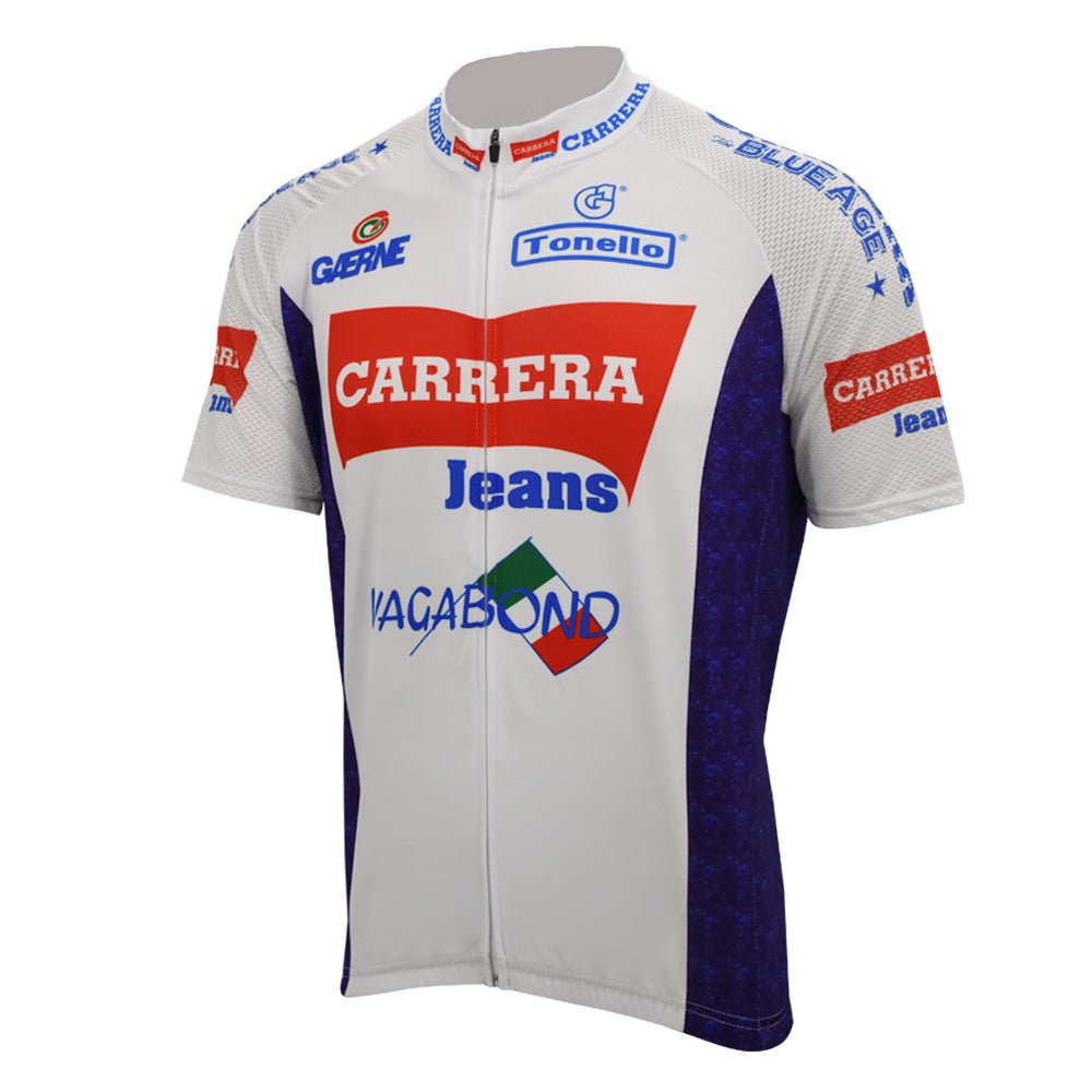 Maillot de Cyclisme Rétro Carrera Jeans 1987