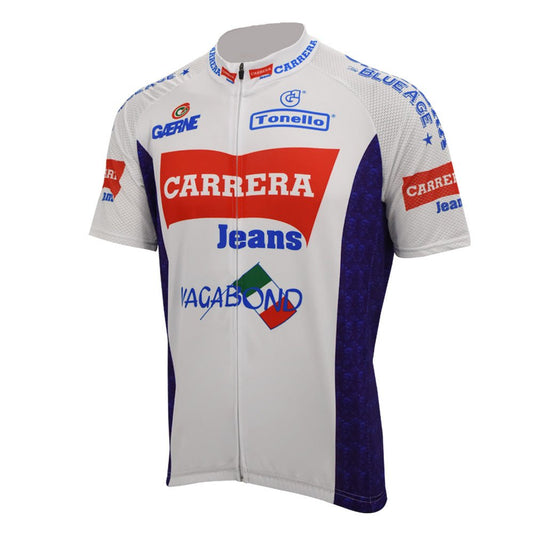 Maillot de Cyclisme Rétro Carrera Jeans 1987