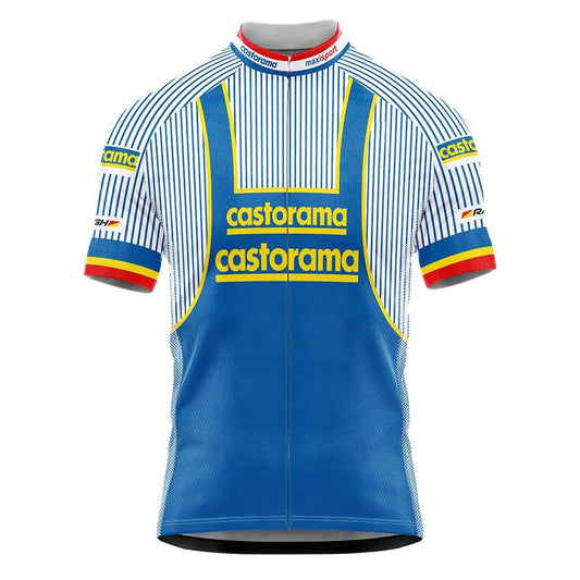 Maillot de Cyclisme Rétro Castorama