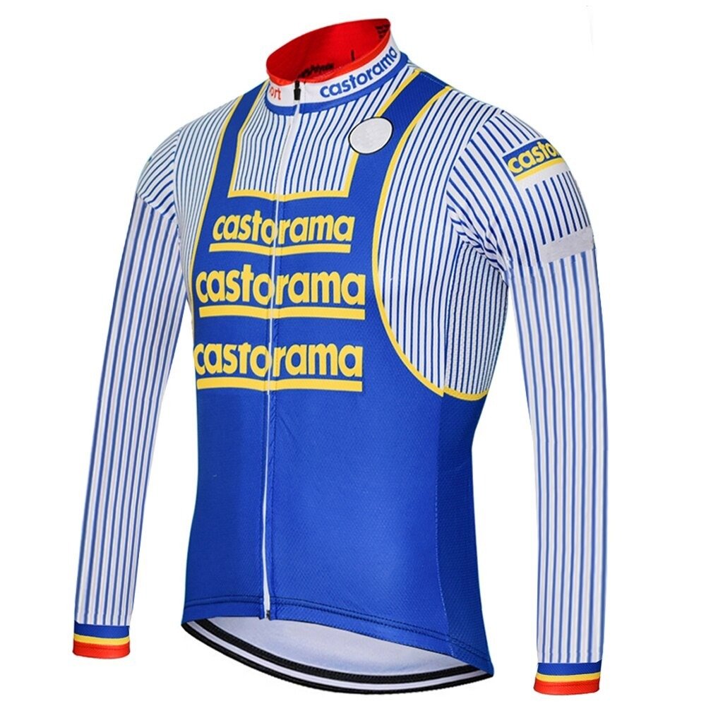 Maillot de Cyclisme Rétro Castorama