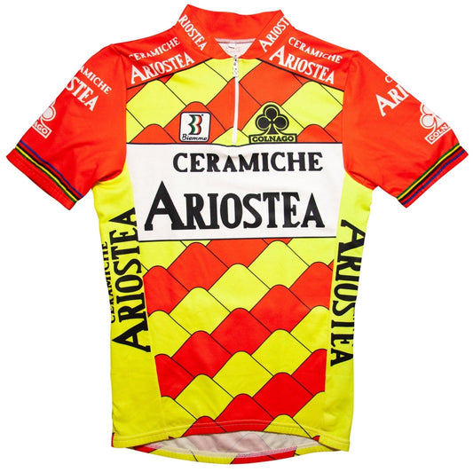 Maillot de cyclisme rétro Ceramiche Ariostea Colnago 1990