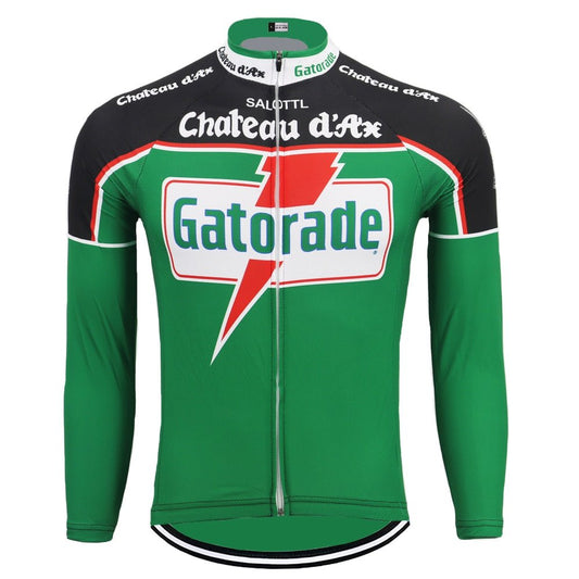 Maillot de cyclisme rétro Chateau d'Ax Gatorade