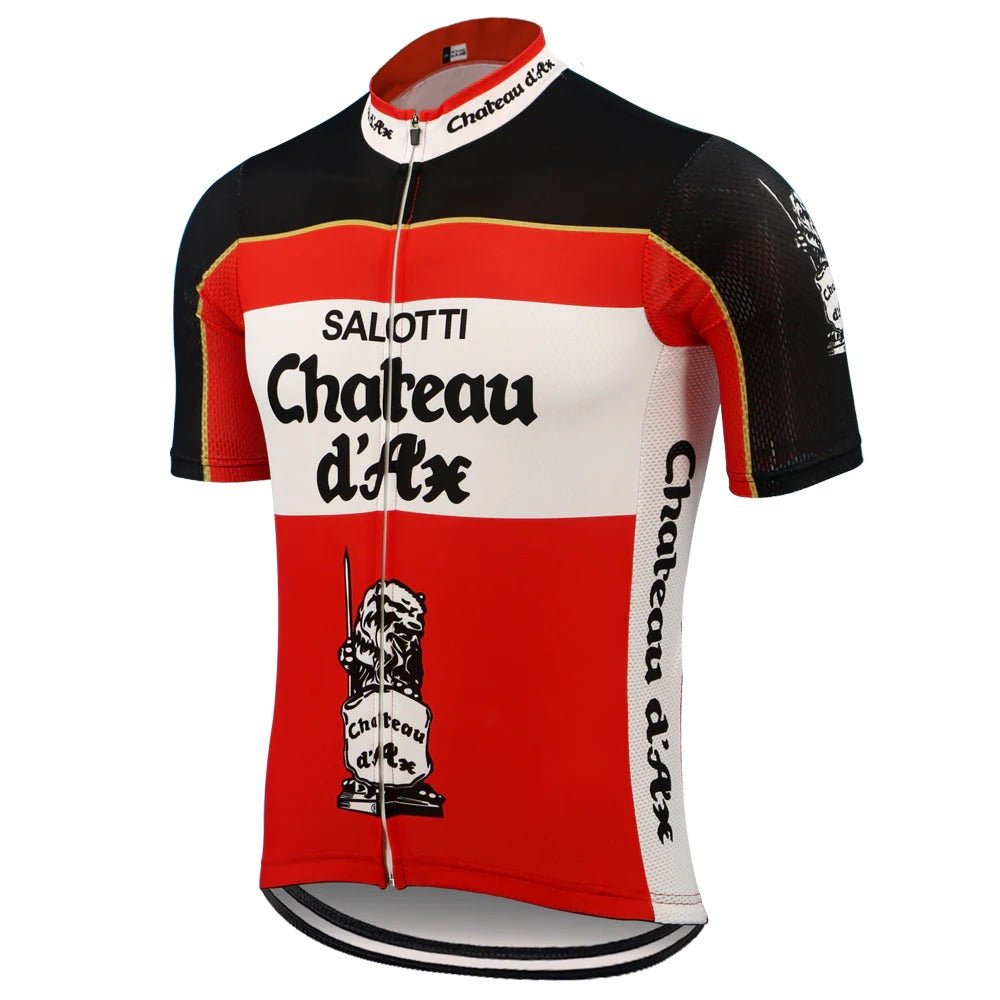 Maillot de Cyclisme Rétro Chateau D'Ax Salotti