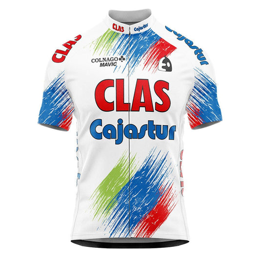 Maillot de cyclisme rétro CLAS Cajastur