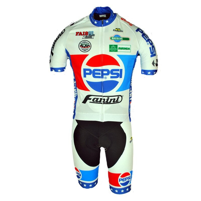 Maillot de Cyclisme Rétro Pepsi Fanini Ensemble