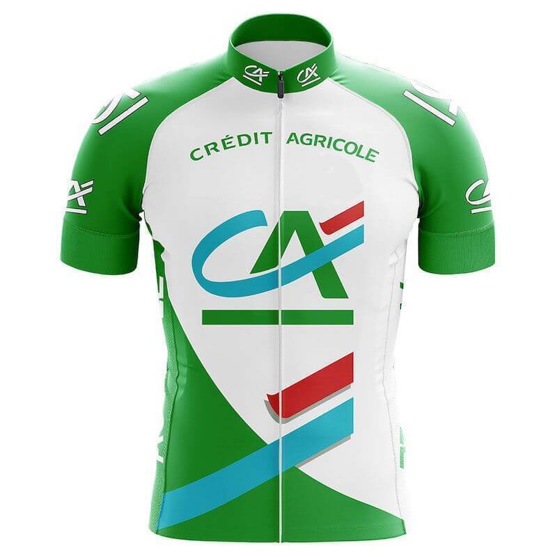 Maillot de cyclisme rétro Crédit Agricole