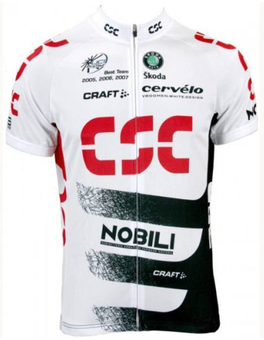 Maillot de cyclisme rétro CSC Nobili 2008