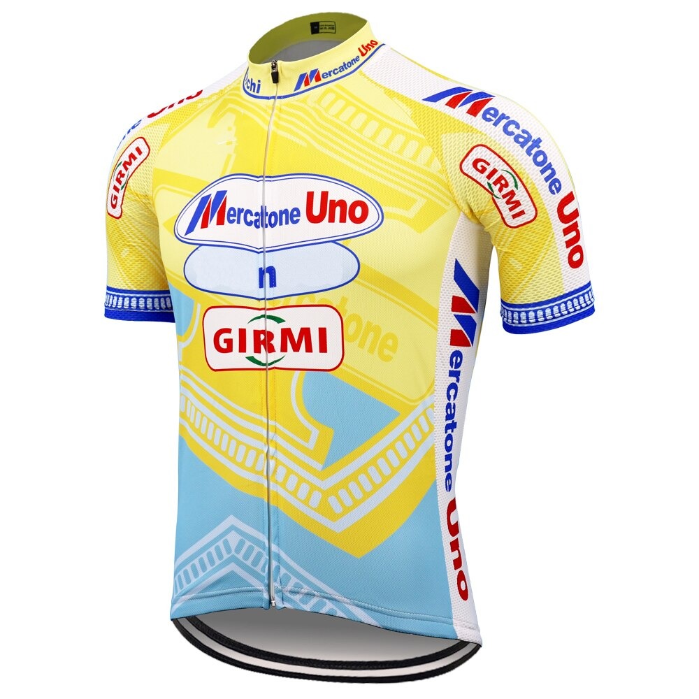 Ensemble de Maillot de Cyclisme Rétro Mercatone Uno