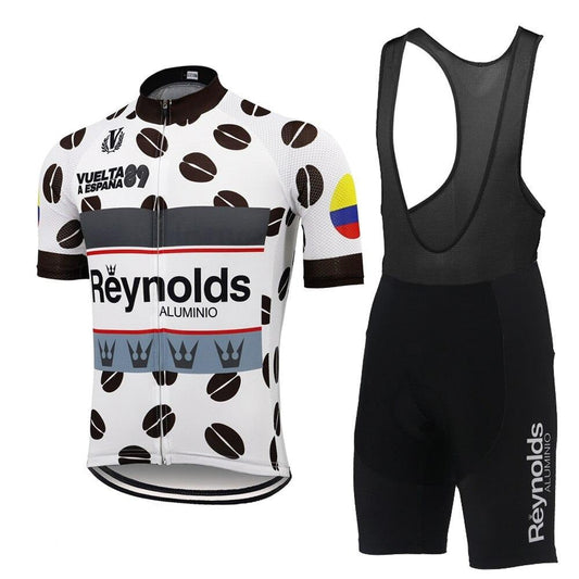 Ensemble de Maillot de Cyclisme Rétro Reynolds Aluminium