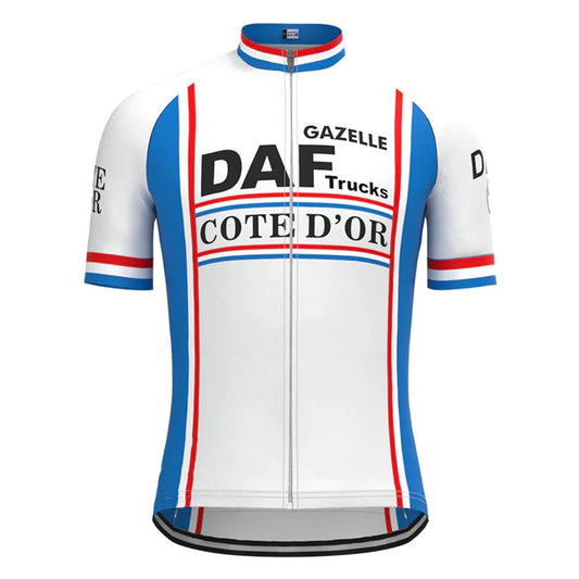 Maillot de Cyclisme Rétro DAF Trucks Côte d'Or