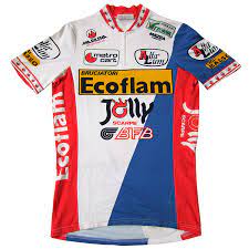 Maillot de Cyclisme Rétro Ecoflam-Jolly-Alfa Lum
