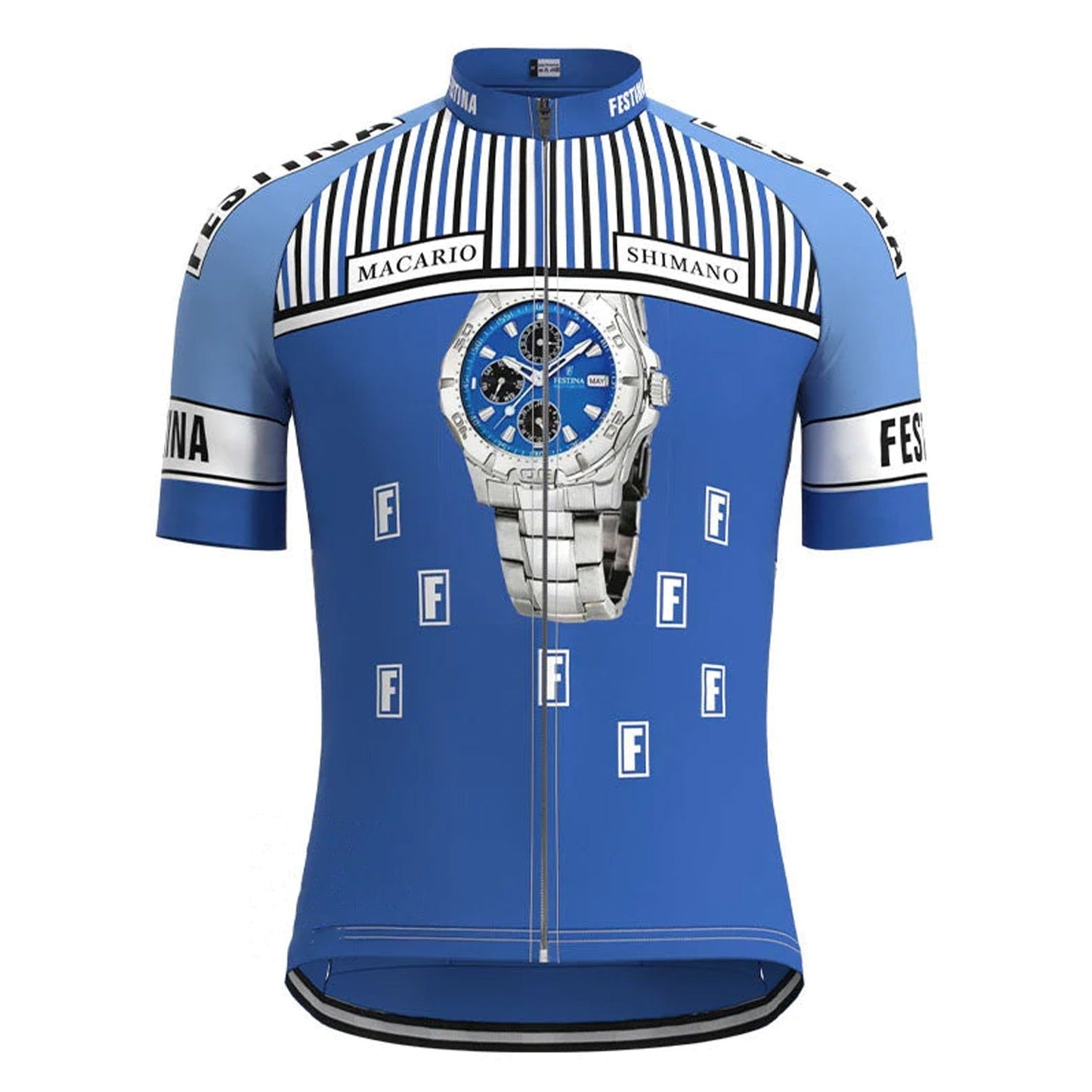 Maillot de Cyclisme Rétro Festina Macario Shimano