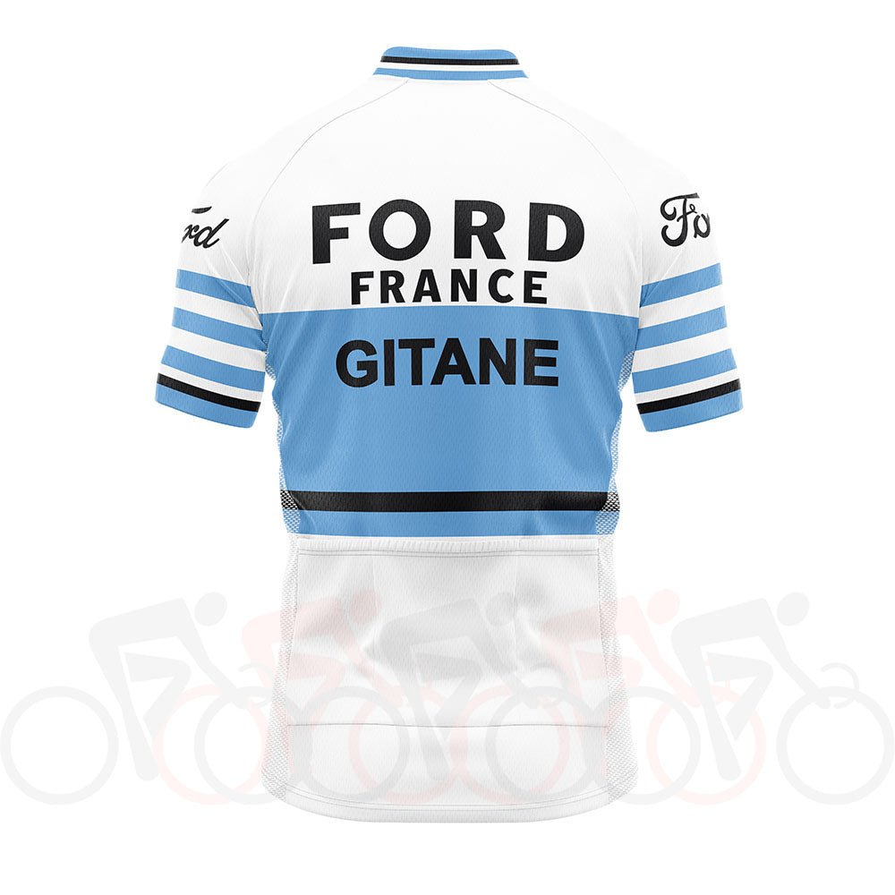 Maillot de cyclisme rétro Gitane Ford France