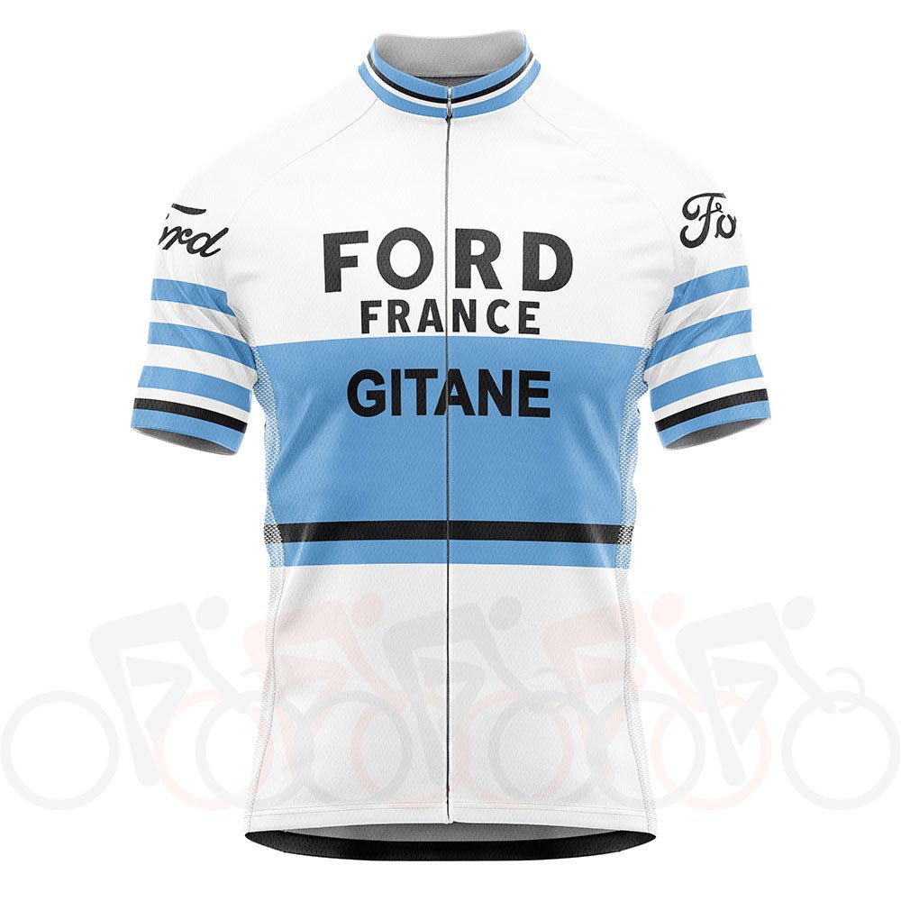 Maillot de cyclisme rétro Gitane Ford France