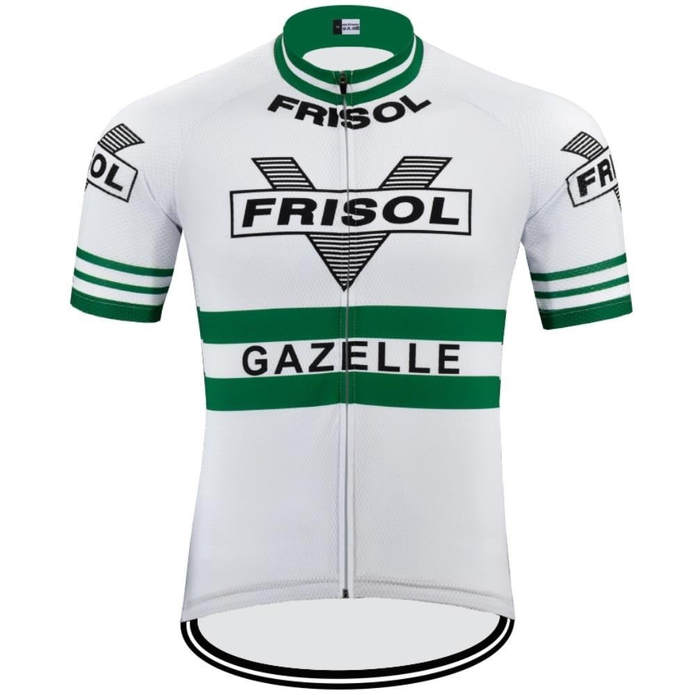 Maillot de Cyclisme Rétro Frisol Gazelle