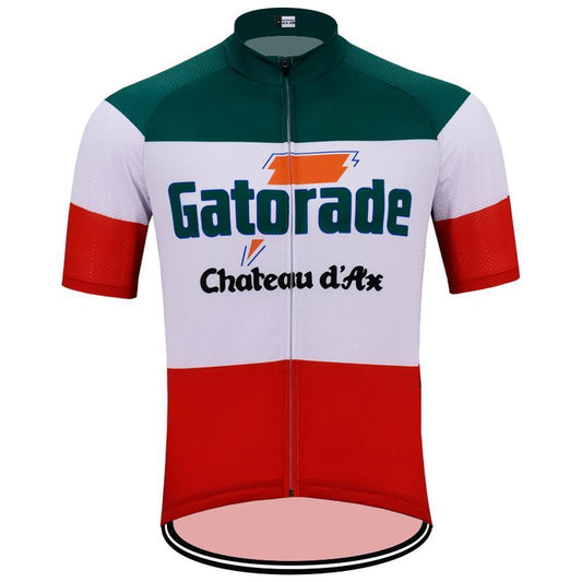Maillot de cyclisme rétro Gatorade Chateau d'Ax - Bugno