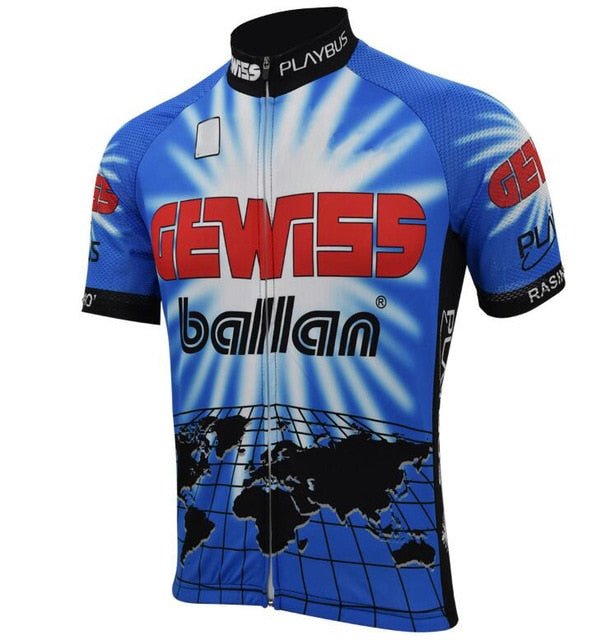 Maillot de cyclisme rétro Gewiss-Ballan