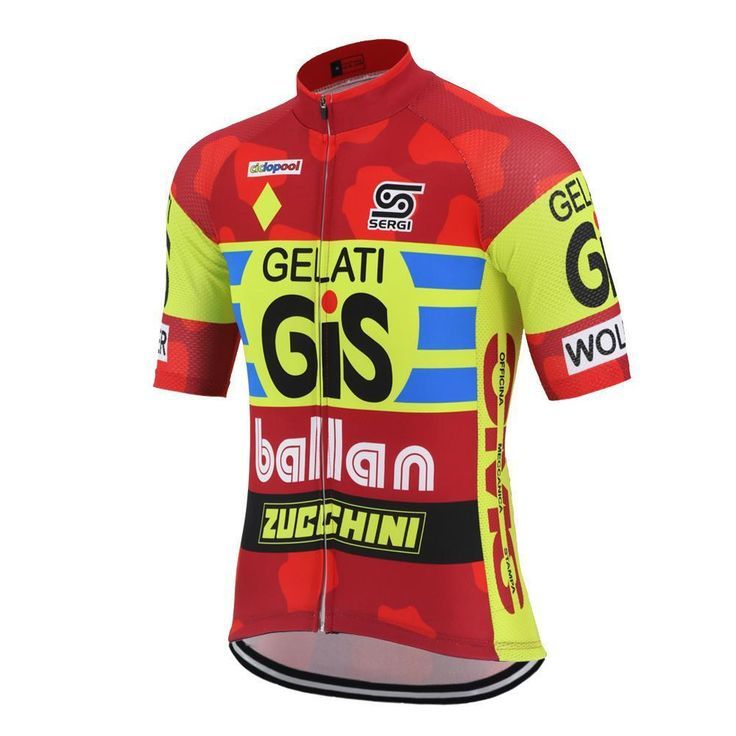 Maillot de cyclisme rétro GiS Gelati 1991