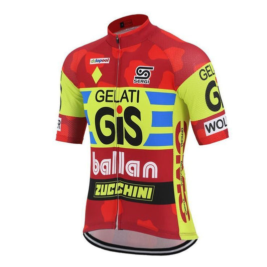 Maillot de cyclisme rétro GiS Gelati 1991