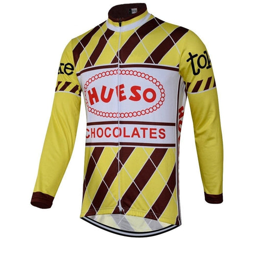 Maillot de Cyclisme Rétro Hueso Chocolates