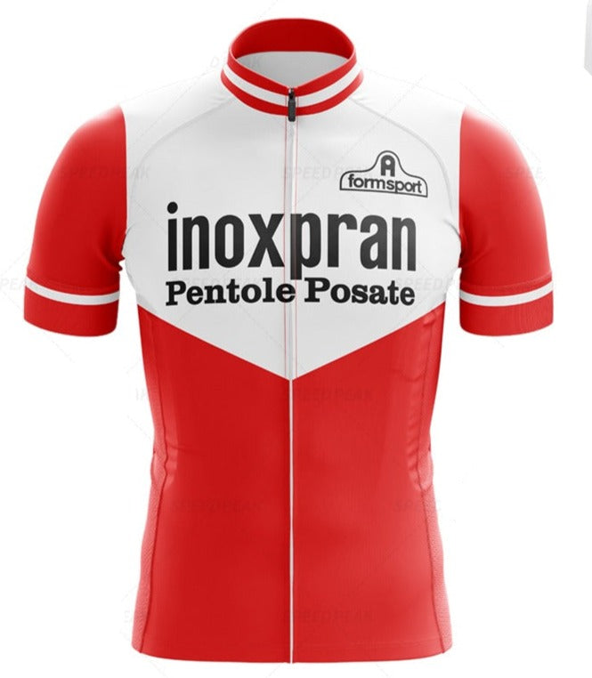 Ensemble de Maillot de Cyclisme Rétro Inoxpran Pentole Posate