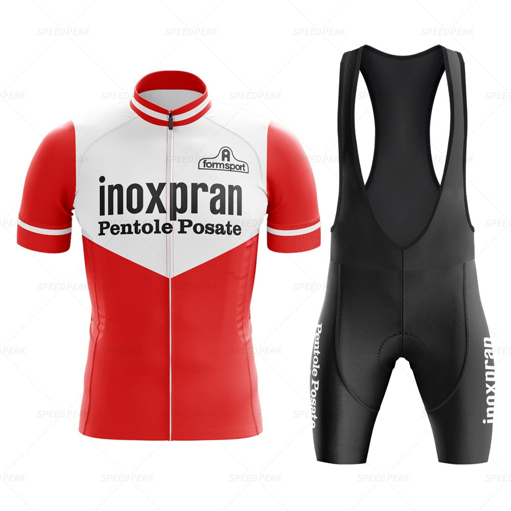 Ensemble de Maillot de Cyclisme Rétro Inoxpran Pentole Posate