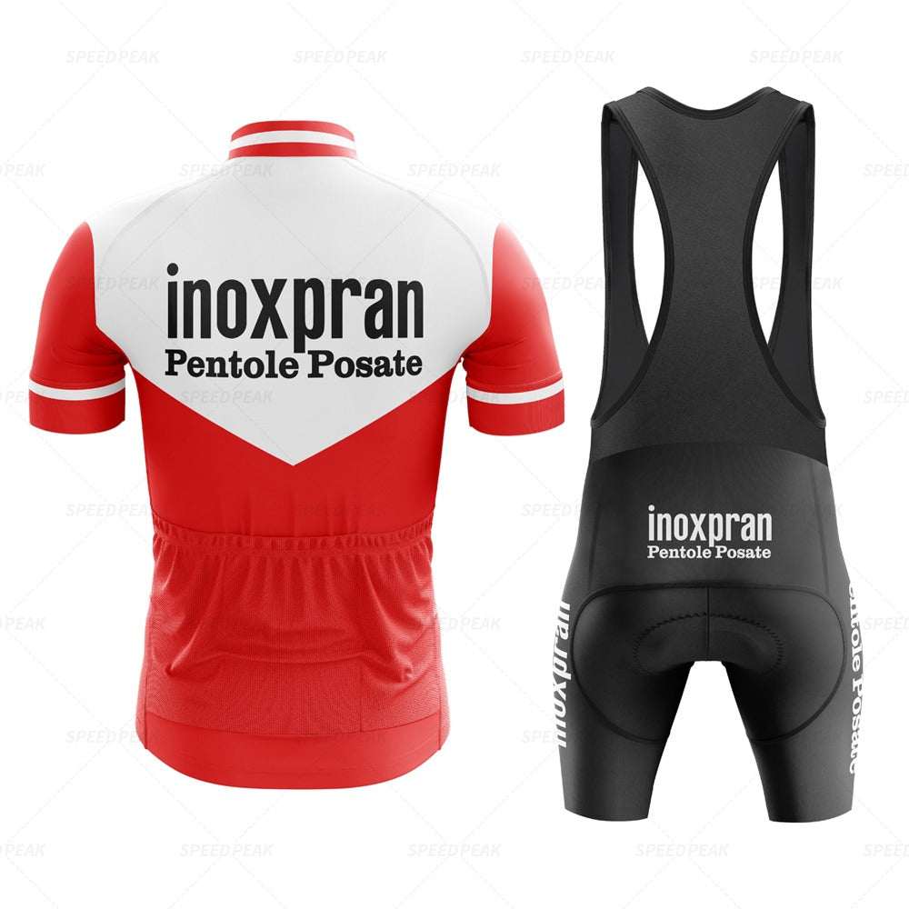 Ensemble de Maillot de Cyclisme Rétro Inoxpran Pentole Posate