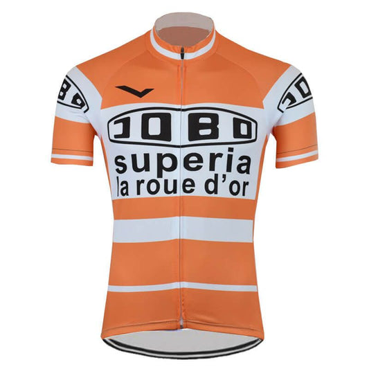 Maillot de Cyclisme Rétro Jobo Superia La Roue d'Or