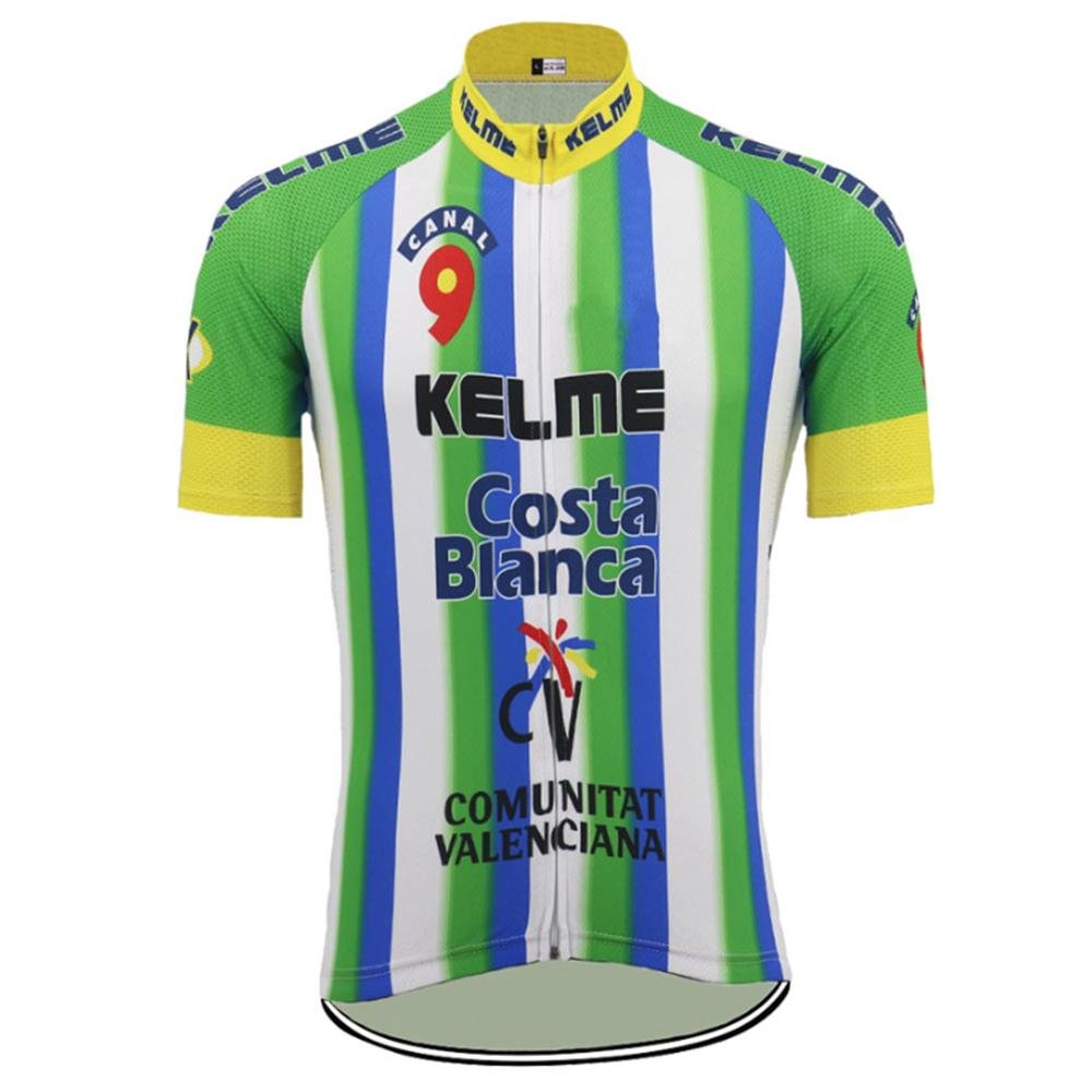 Maillot de Cyclisme Rétro Kelme Costa Bianca