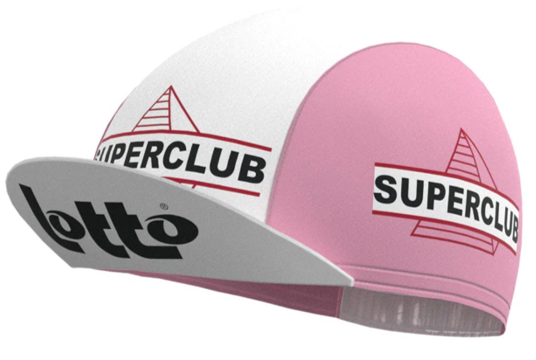 Casquette de Cyclisme Rétro Lotto Superclub