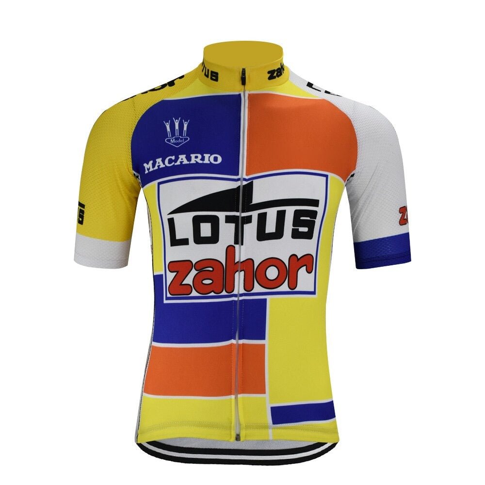 Maillot de cyclisme rétro Lotus Zahor 1989