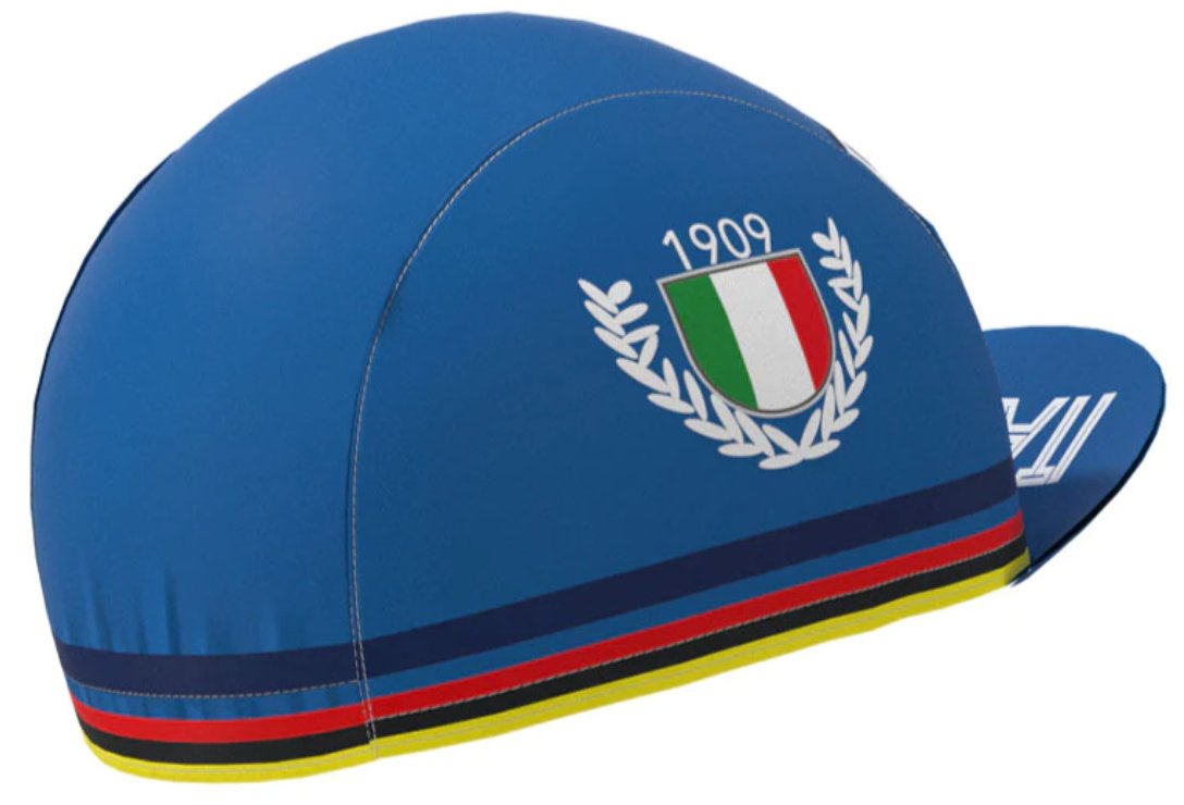 Casquette de Cyclisme Rétro Italie 1933 Bleu
