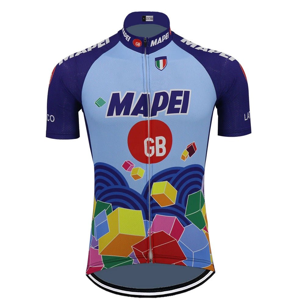 Maillot de cyclisme rétro Mapei GB Colnago
