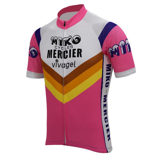 Maillot de Cyclisme Rétro Mercier Miko 1981