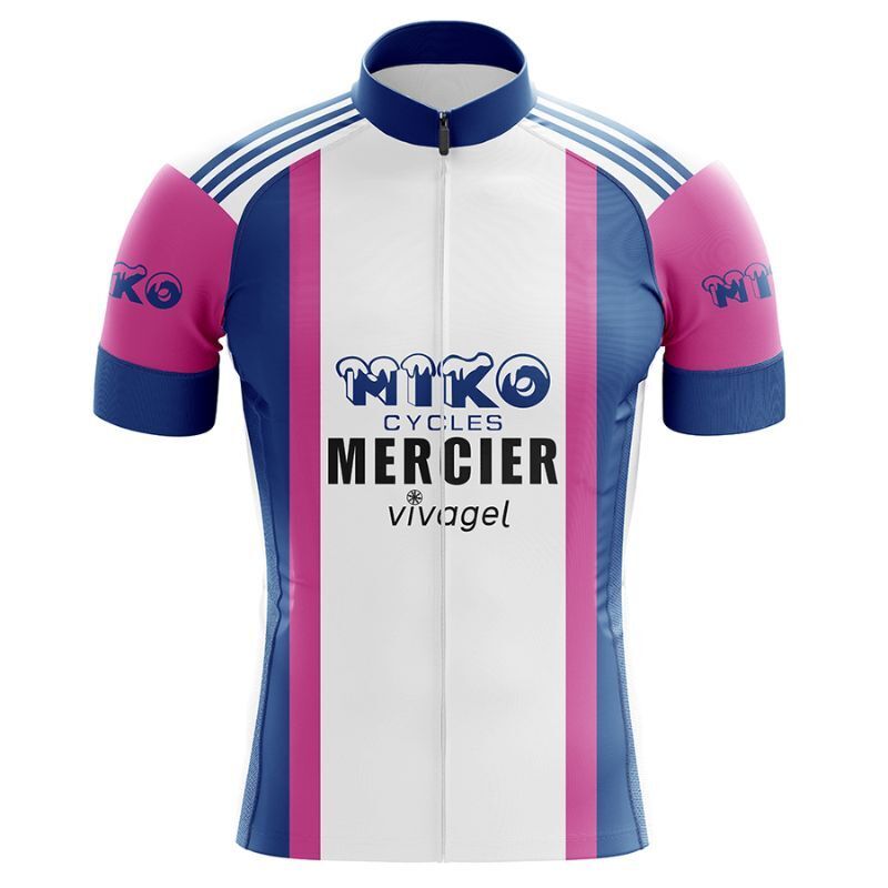 Maillot de cyclisme rétro Mercier Miko Vivagel
