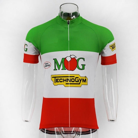 MG Maglificio Technogym Maillot de Cyclisme Rétro