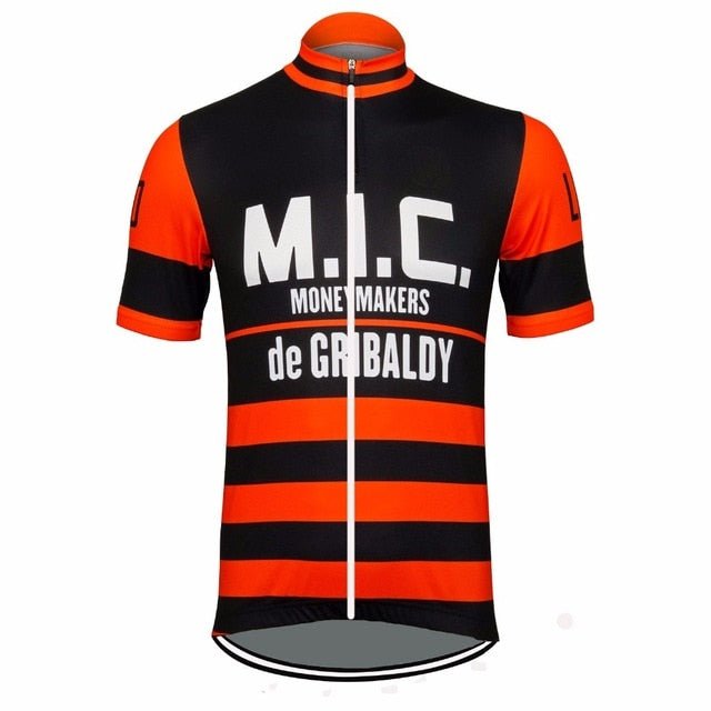 Maillot de cyclisme rétro Gribaldy M.I.C. Moneymakers
