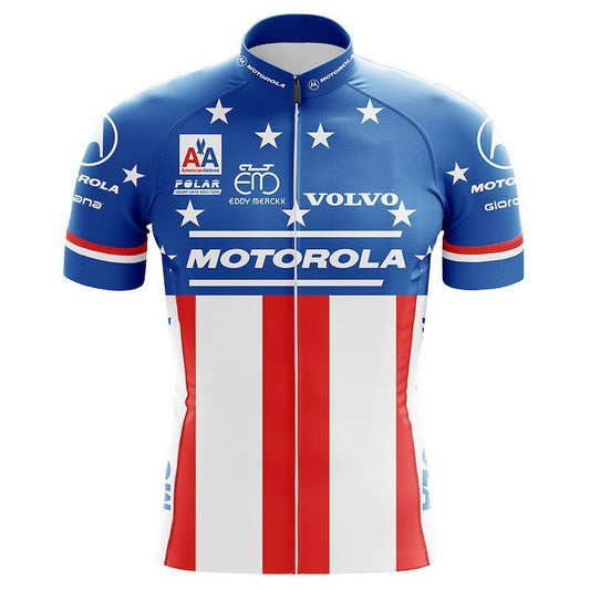 Maillot de Cyclisme Rétro Motorola Champion USA