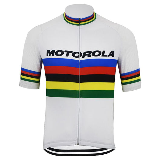 Maillot de cyclisme rétro Motorola Champion du Monde - Armstrong
