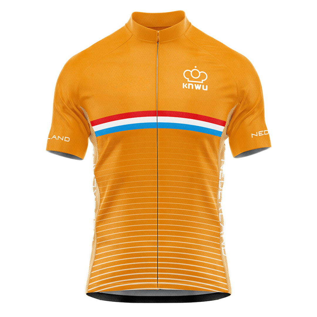 Maillot de cyclisme rétro de l'équipe des Pays-Bas
