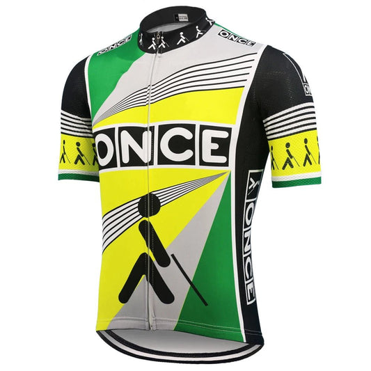 Maillot de cyclisme rétro ONCE 1990