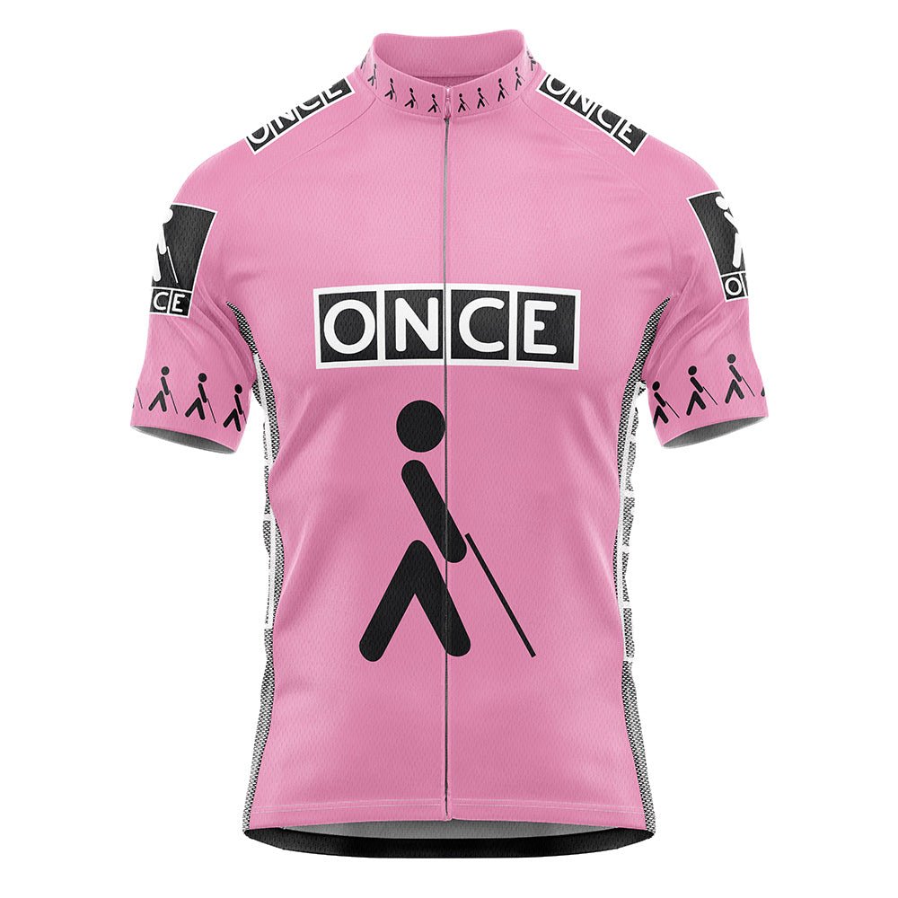 Maillot de cyclisme rétro rose ONCE