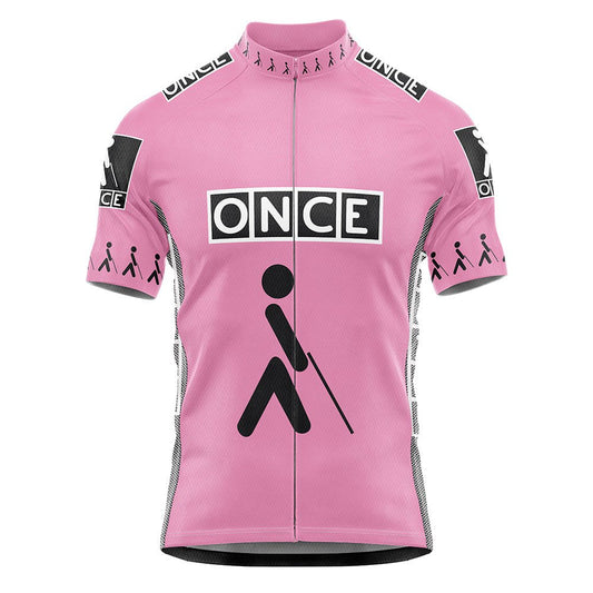 Maillot de cyclisme rétro rose ONCE
